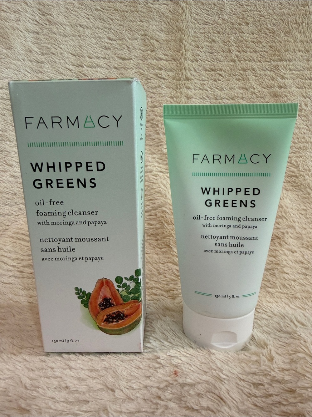 Farmacy Whipped Greens Oil-Free Foaming Cleanser — Green